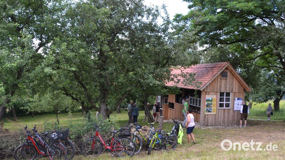 Das Interesse am neu sanierten Bienenhaus in Tännesberg ist groß. Bild: Claudia Rückerl, landimpuls GmbH/exb
