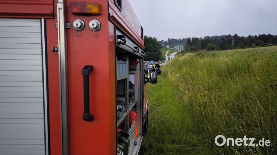 Die Feuerwehr aus Gunzendorf war als Erster an der Unfallstelle. Bild: jma
