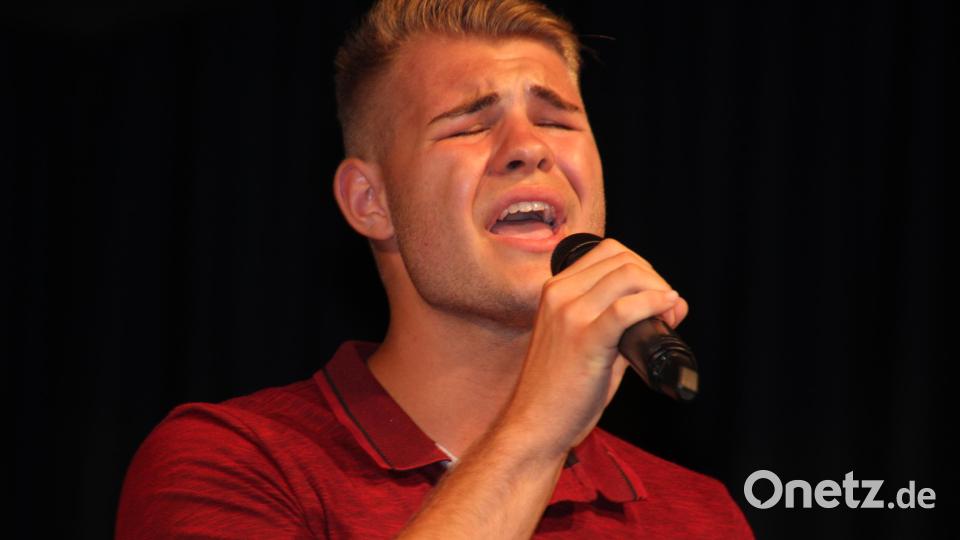 Niclas Braun aus Falkenberg mit &quot;Stand by me&quot; Bild: kro