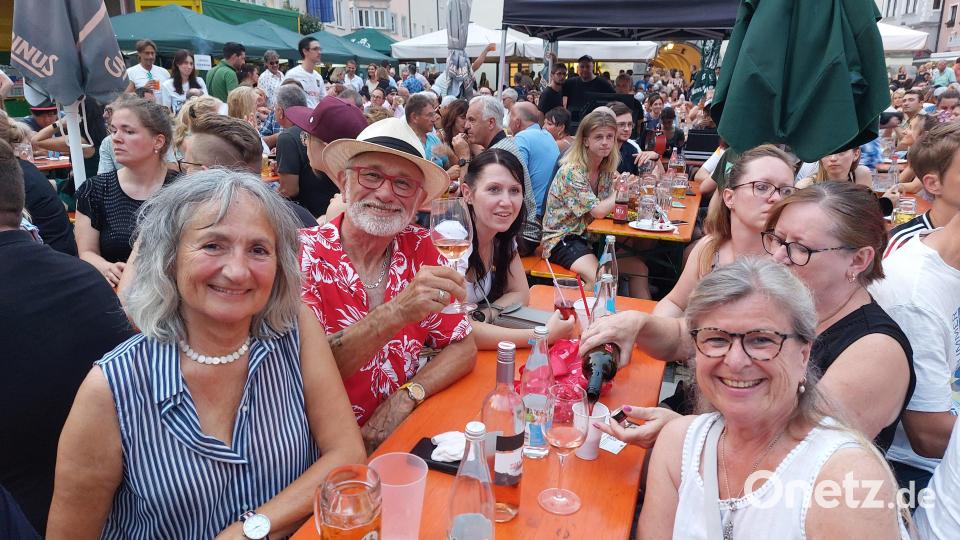 Tolle Stimmung am Vorabend des Bürgerfestes. Bild: Kunz