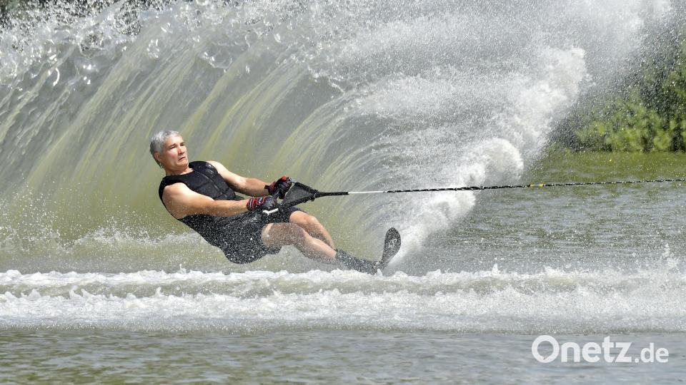 Steffen Wild vom WSC Haidweiher
Wasserski Bavarian Open 2024 am Haidweiher
Bild: Hubert Ziegler Bild: Hubert Ziegler