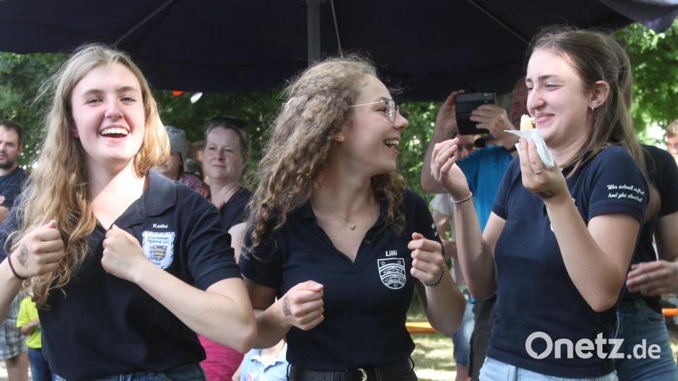 Freude und Begeisterung pur herrschten beim Kindergartenfest in Pfreimd. Bild: Hirsch