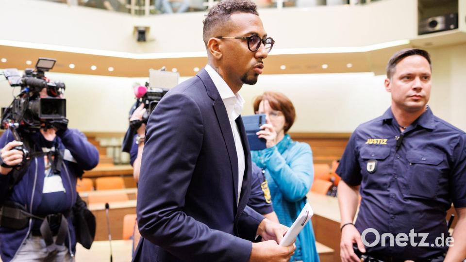 Jérôme Boateng im Gerichtssaal (Archivbild) Bild: Matthias Balk/dpa