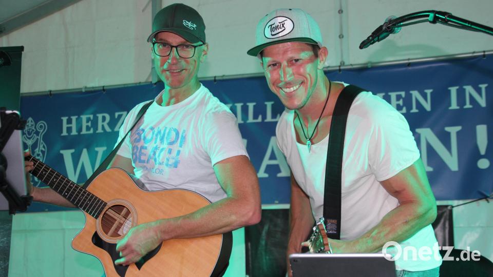 Auch für die Band "Tonix" war das Bürgerfest ein Erlebnis. Bild: kro