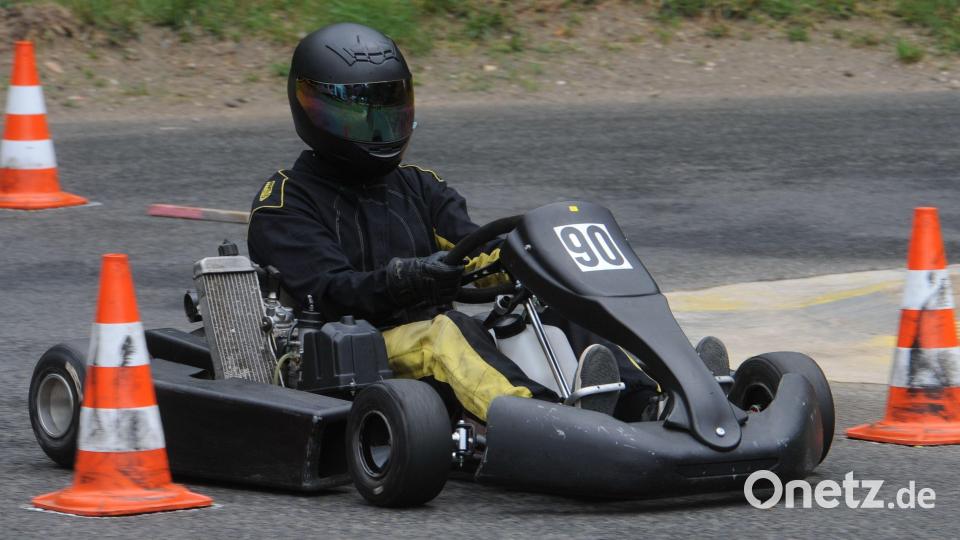 Die Ehre der Scherer-Brüder verteidigte Martin Scherer mit einem 1. Platz in der Klasse 19 b, aber gerade einmal mit hauchdünnen 2/100 Sekunden Vorsprung Bild: gf
