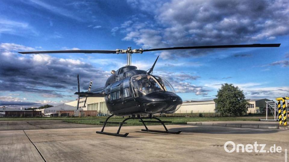 Mit der Bell 206 werden Passagierflüge angeboten. Vier Besucher können gleichzeitig mitfliegen. Bild: Skymagic/exb