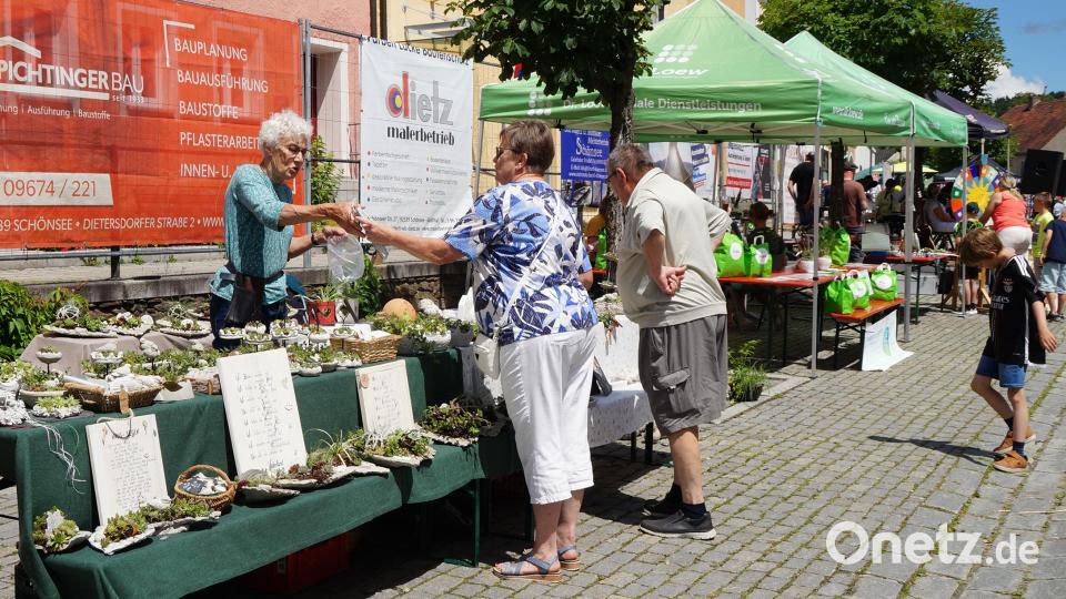Selbst hergestellte Deko-Artikel werden gerne gekauft. Bild: wel