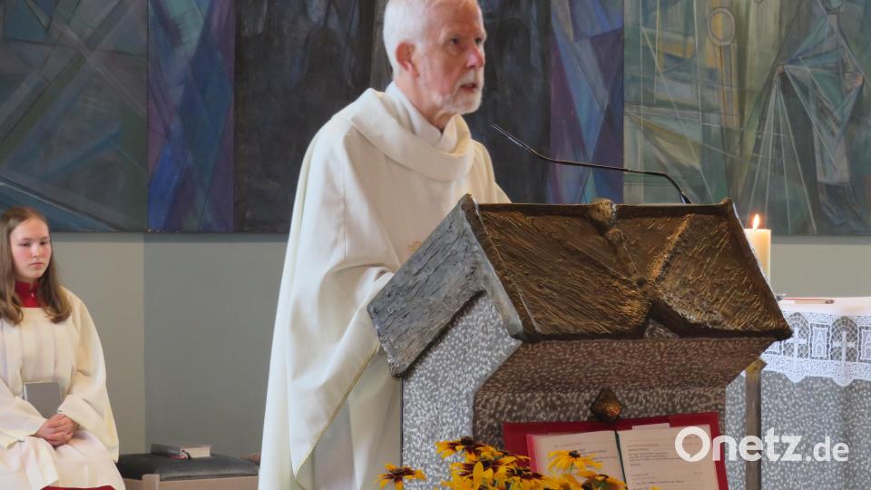In seiner Heimatgemeinde feierte Pfarrer Karl Bräutigam sein 40. Priesterjubiläum. Bild: adj