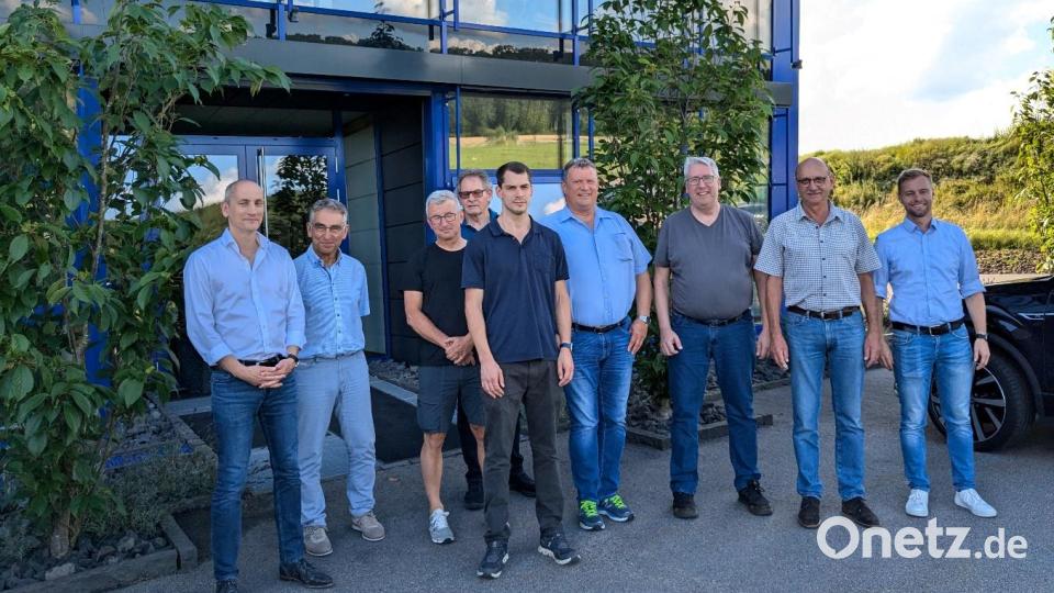 Die Delegation der FDP/FWS mit den Chefs der Firma Hammermeister. Bild: FDP/FWS Amberg-Sulzbach