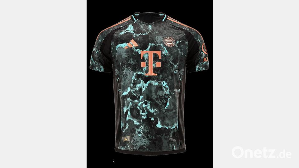 Diese Trikot tragen die Bayern-Stars 2024/2 auswärts. Bild: -/FC Bayern München/dpa