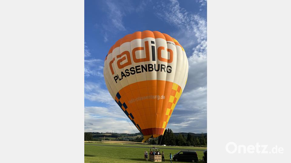 Auch eine Fahrt mit dem Heißluftballon war - nach vorheriger Anmeldung - möglich. Bild: gdö/exb