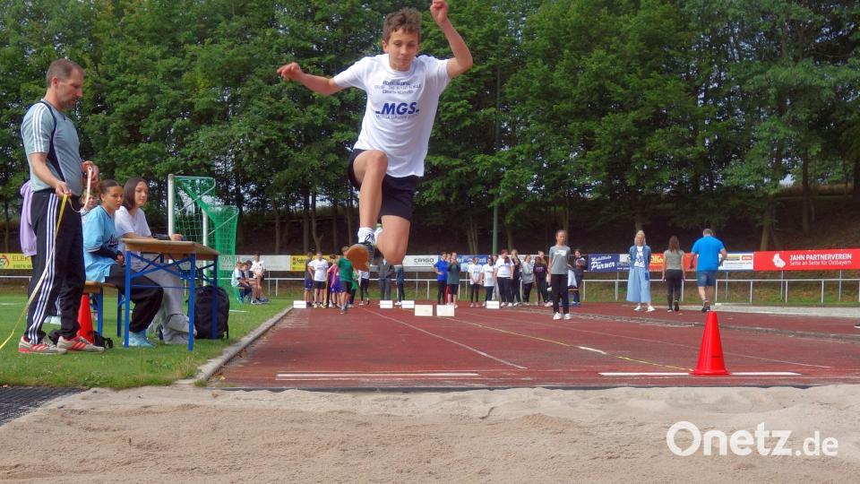 Weitsprung. Bild: Silke Stich/exb