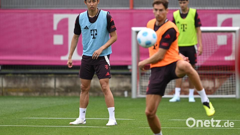 Der FC Bayern startet unter dem neuen Trainer Vincent Kompany ins Training für die Saison 2024/25. Bild: Sven Hoppe/dpa