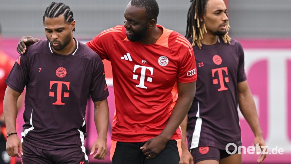 Der FC Bayern startet unter dem neuen Trainer Vincent Kompany ins Training für die Saison 2024/25. Bild: Sven Hoppe/dpa