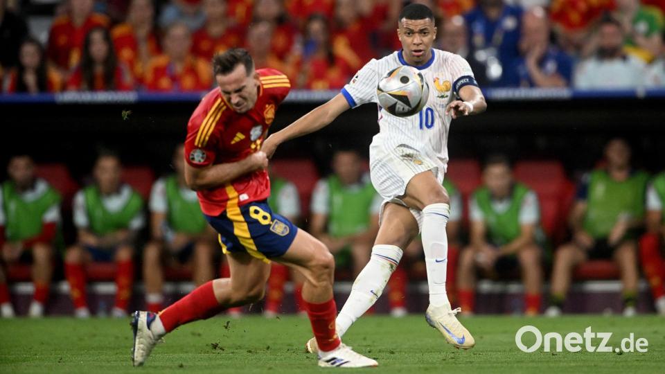 Kylian Mbappe blieb im Halbfinale torlos. Bild: Jens Niering