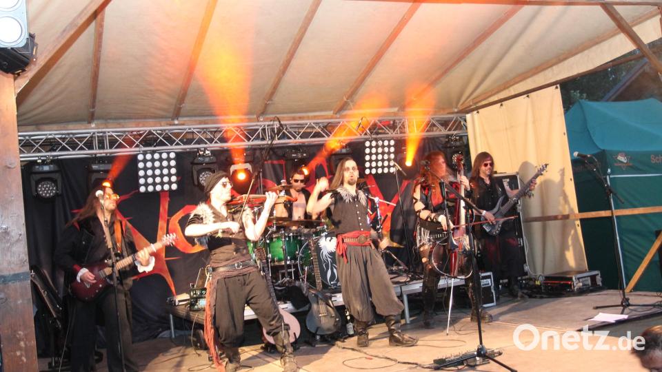 Die Band &quot;Vogelfrey&quot; begeistert mit feinster Rockmusik. Bild: pi
