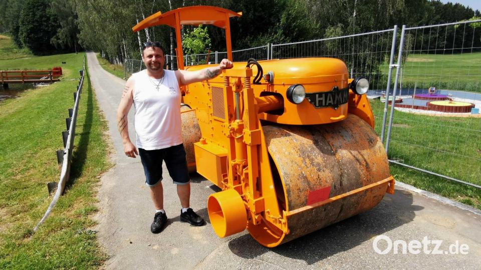Die kleine Hamm-Walze von Thomas Bösl wurde von den Besuchern auf den zweiten Platz gewählt. Bild: gz