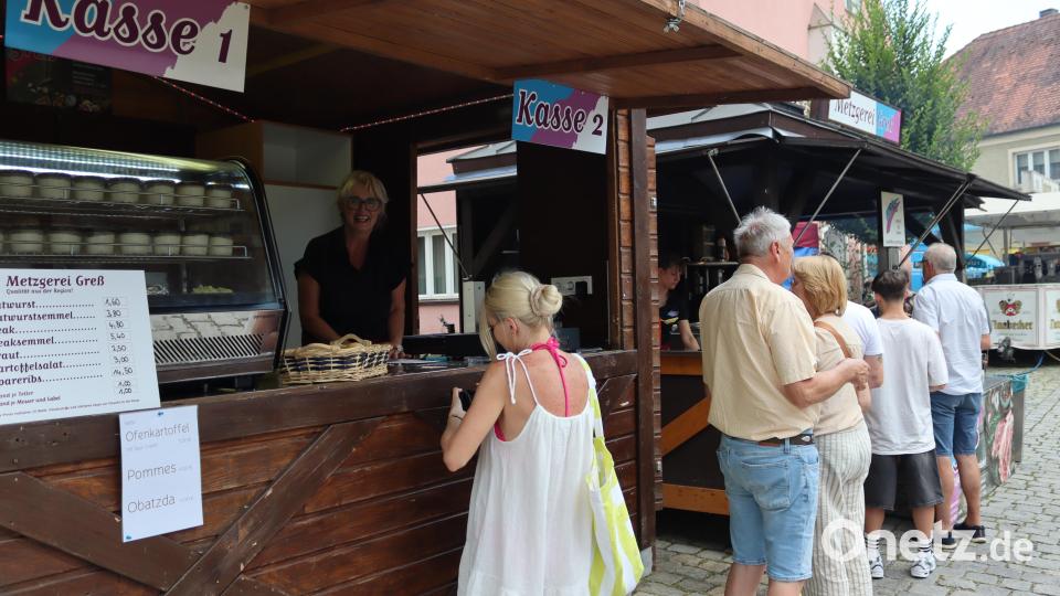 Das Catering der Metzgerei Greß kam sehr gut an. Bild: mrr