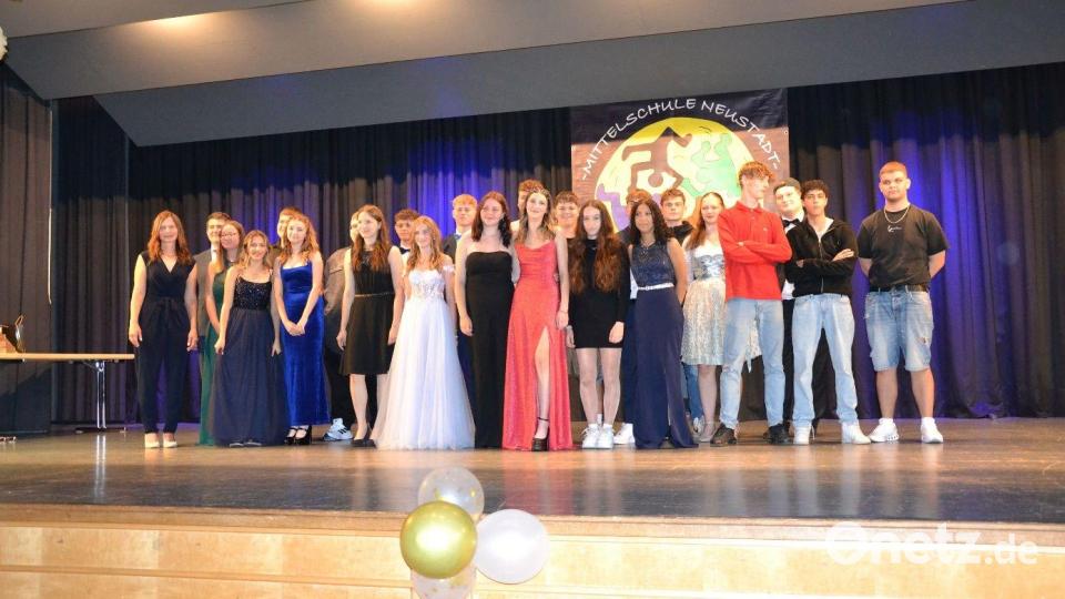 Abschlussfeier der Klasse 9a der Mittelschule. Bild: Doris Pensky/exb