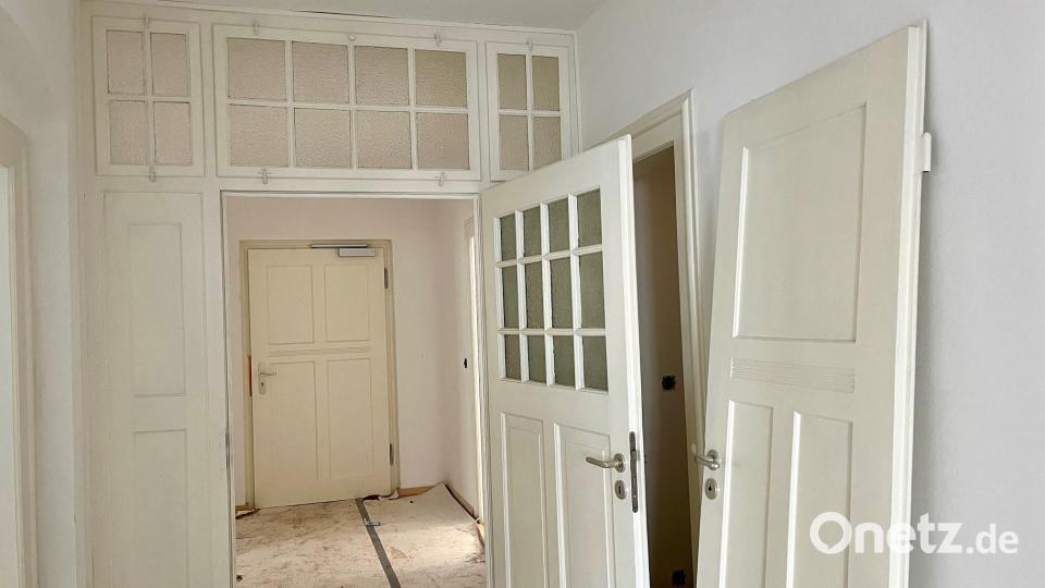 Diese Wohnung in Haus 1 soll Ende August, spätestens Ende September bezugsfertig sein. Bild: Gabi Schönberger