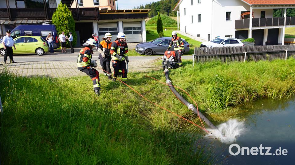 Feuerwehr Bernrieth beim Leistungsabzeichen Bild: fvo/exb