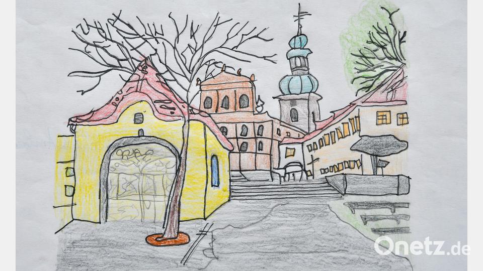 Das Amberg-Motiv von Elisa Schanderl. Bild: Petra Hartl