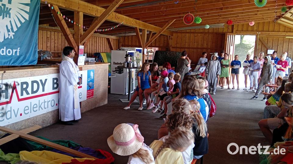 Sehr gut besucht war die von der Kinderschola Schmidmühlen und Corde vobiscum mitgestaltete Familienandacht. Bild: tra