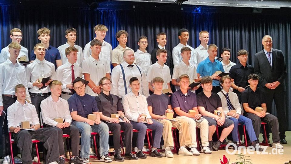 Das ist die Abschlussklasse 10a. Bild: Birgit Winter-Pausch/exb