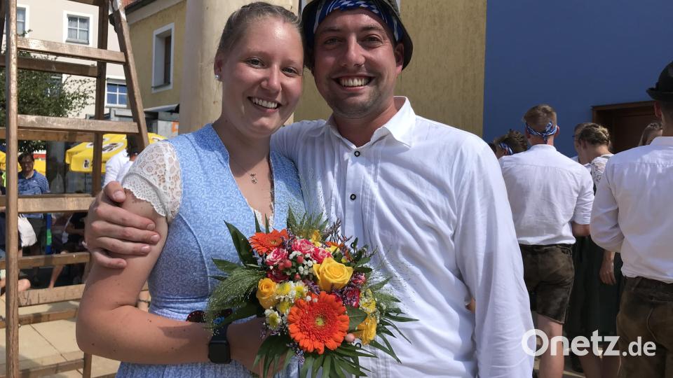 Anna Rauch und Thomas Ritter waren das glückliche Oberkirwapaar. Bild: mma