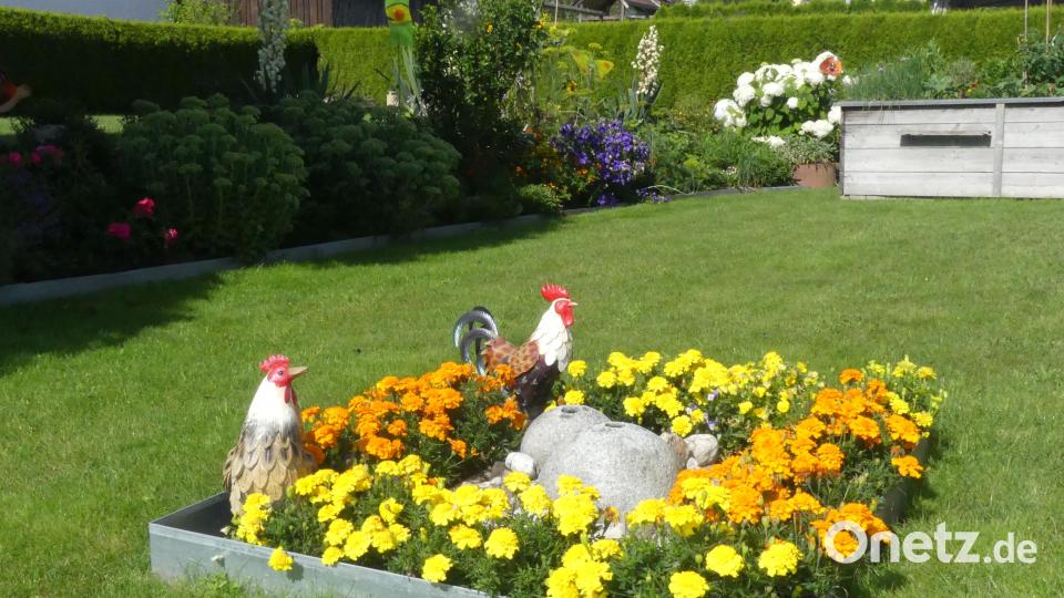 Ziergarten mit Bauernhofzitat - auch originell. Bild: rn