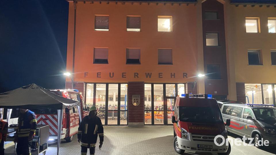 Koordiniert wurde der Einsatz im Feuerwehrhaus. Bild: upl