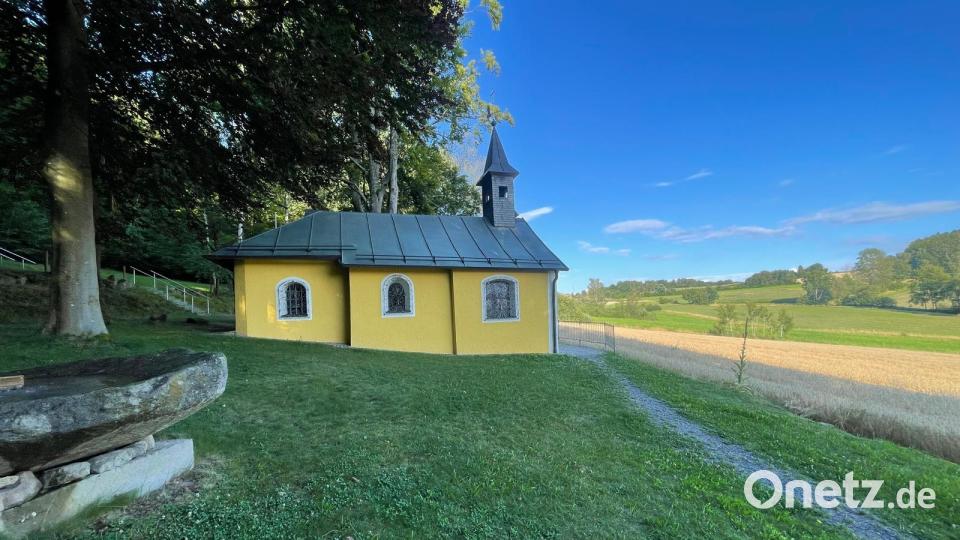 Idyllisch gelegen: Die Wallfahrtskirche Schönbuchen. Mit dem Audioguide kann man vor Ort spontan in die Geschichte eintauchen. Bild: ILE Schwarzach-Regen/exb