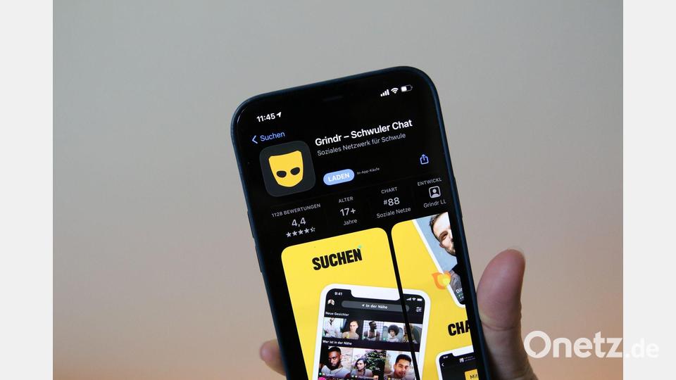 Einige Funktionen der Dating-App Grindr sind im olympischen Dorf nur eingeschränkt oder gar nicht nutzbar. Bild: Christoph Dernbach/dpa