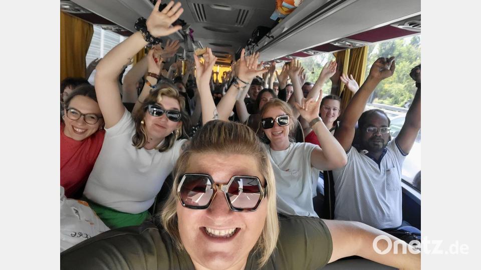 Und große Freude bei der Heimfahrt - hier im Bus 32 mit Minis aus Schmidmühlen, Theuern, Ebermannsdorf, Pittersberg und Pfreimd. Bild: Uli Piehler