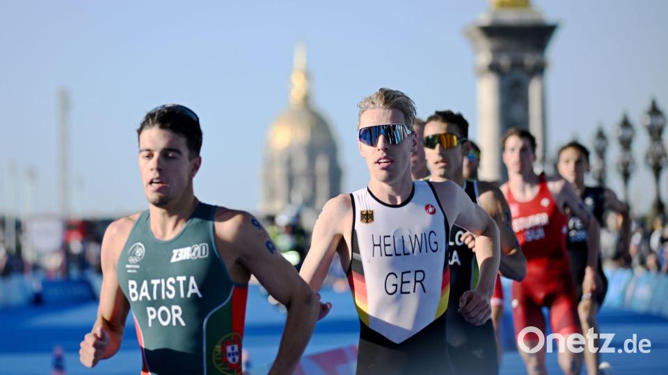 Die deutsche Triathleten holen in der Mixed-Staffel die erhoffte Medaille. Bild: Marijan Murat/dpa