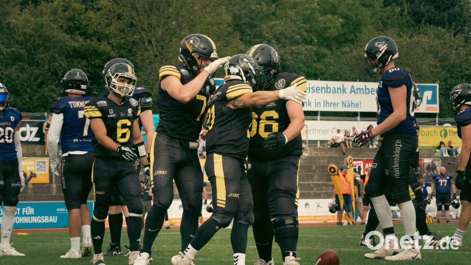 Die Amberg Mad Bulldogs haben gegen die Passau Pirates verloren. Bild: Maxim Burghardt