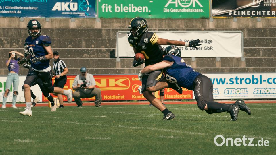 Die Amberg Mad Bulldogs haben gegen die Passau Pirates verloren. Bild: Maxim Burghardt
