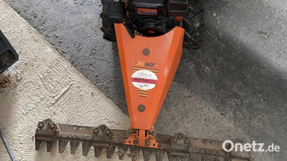 Dieser Balkenmäher war auch unter dem Diebesgut. Bild: Polizeiinspektion Tirschenreuth