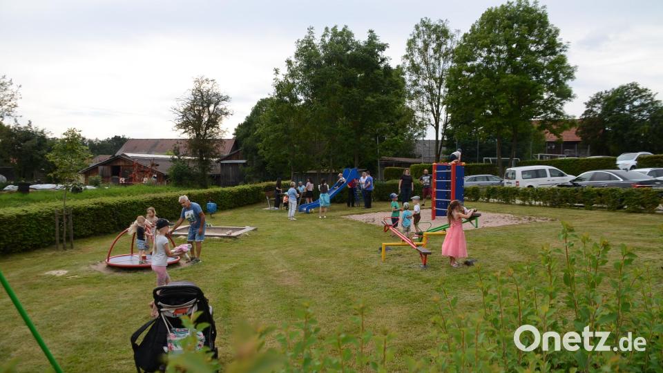 Bei der Kulturscheune gibt es auch einen Spielplatz. Bild: ak
