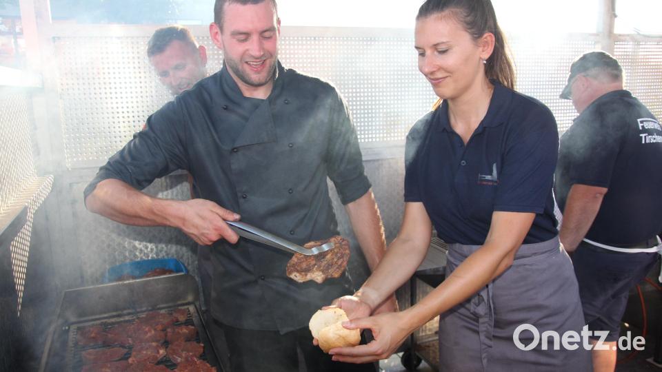 So charmant präsentiert man leckere Steaks. Bild: kro