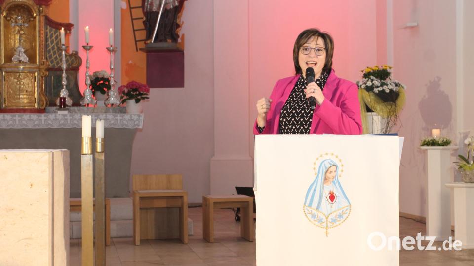 Brigitte Traeger appelliert: &quot;Vergiss nicht zu danken.&quot; Bild: pi
