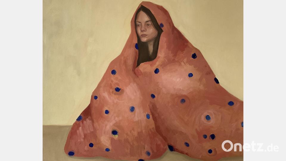 Dieses Werk von Jule Rudrof trägt den Titel „I’m going nowhere“ und ist 2023 mit Ölfarben auf Leinwand entstanden. Bild: Jule Rudrof
