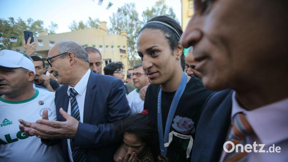 Boxerin Imane Khelif sah sich besonders heftigen Attacken im Netz ausgesetzt. Bild: Anis Belghoul/AP/dpa