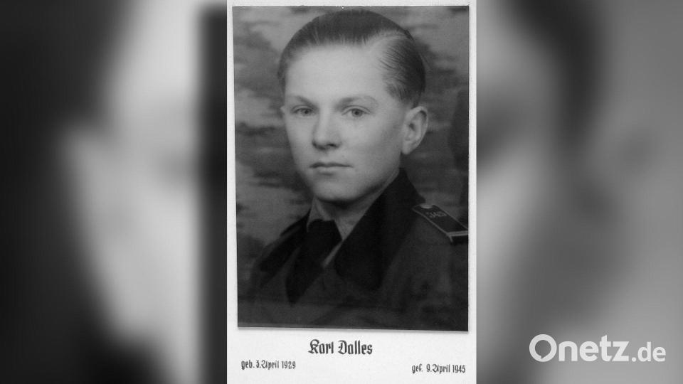Bei der Bombardierung des Heereszeugamtes in Amberg verloren Feuerwehrleute ihr Leben. Hier Karl Dalles. Bild: Archiv der Feuerwehr Amberg