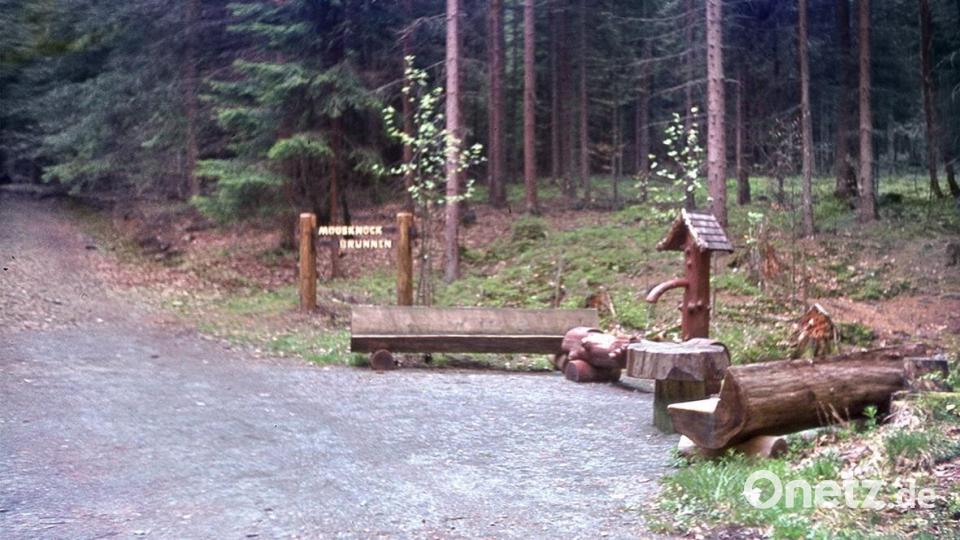 So sah der Moosknockbrunnen bei seiner Fertigstellung im Jahr 1974 aus. Bild: Archiv Josef Wiche/exb