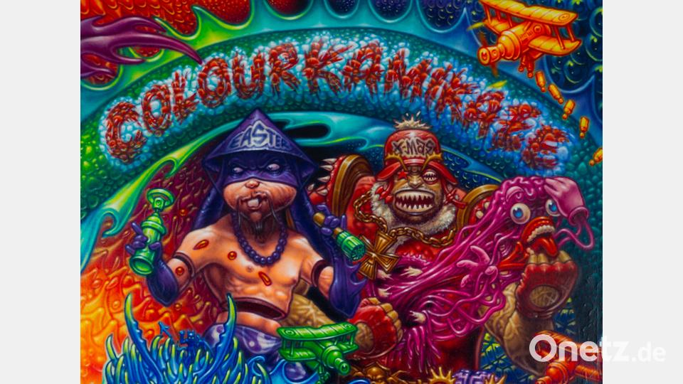 &quot;Colour Kamikaze&quot; ist der Titel der Ausstellung und bezieht sich auf einen Buchtitel des aus Weiden stammenden Graffiti-Künstlers WonABC. Bild: Won ABC/exb