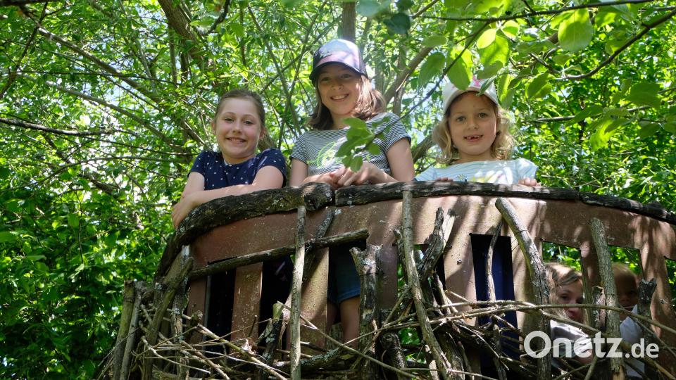 Kinder sind willkommen, den Kreislehrgarten in Floß am Sonntag zu erkunden. Archivbild: le