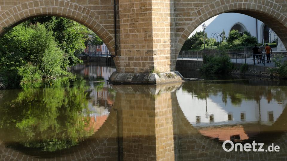 Die Amberger Stadtbrille ist ein beliebtes Fotomotiv. An diesem Standort könnte sich die Stadt einen Selfie-Point gut vorstellen. Archivbild: Wolfgang Steinbacher