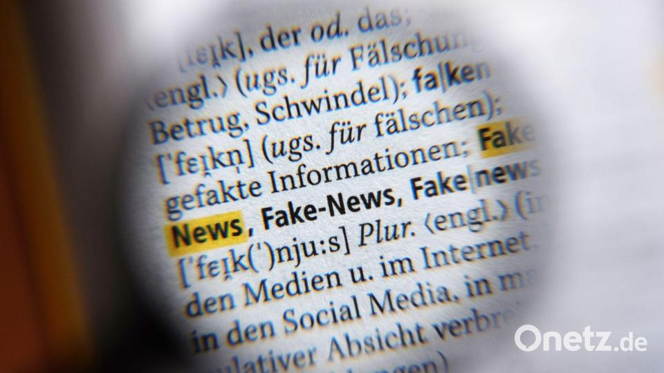 Fake News, also in Umlauf gebrachte Falschmeldungen, sind diesmal ein wichtiges Thema bei der &quot;Langen Nacht der Demokratie&quot; im Landkreis Tirschenreuth. Bild: Jens Kalaene/dpa