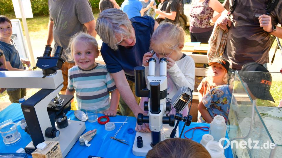 Der Tag des Wassers in Theuern bietet Informationen und Aktionen rund um das Thema Wasser. Bild: Petra Hartl